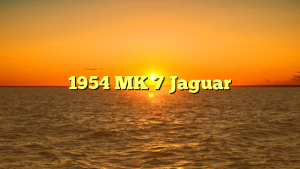 1954 MK 7 Jaguar
