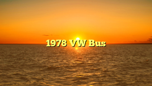1978 VW Bus