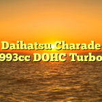 1987 Daihatsu Charade GTti 993cc DOHC Turbo