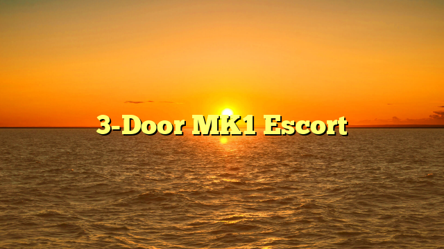 3-Door MK1 Escort