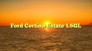 Ford Cortina Estate 1.6GL