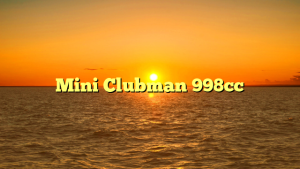 Mini Clubman 998cc