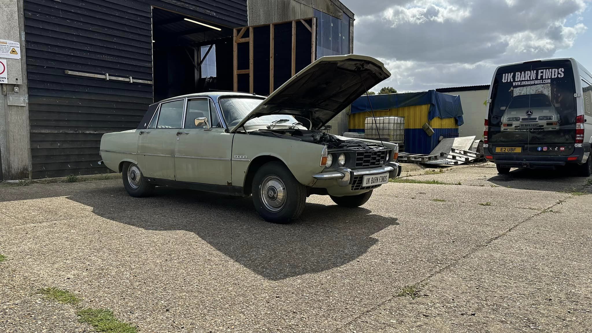 Garage Find Rover P6 V8 Roars Again…ish! - UK Barn Finds