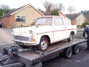 1967 Ford Anglia barn find