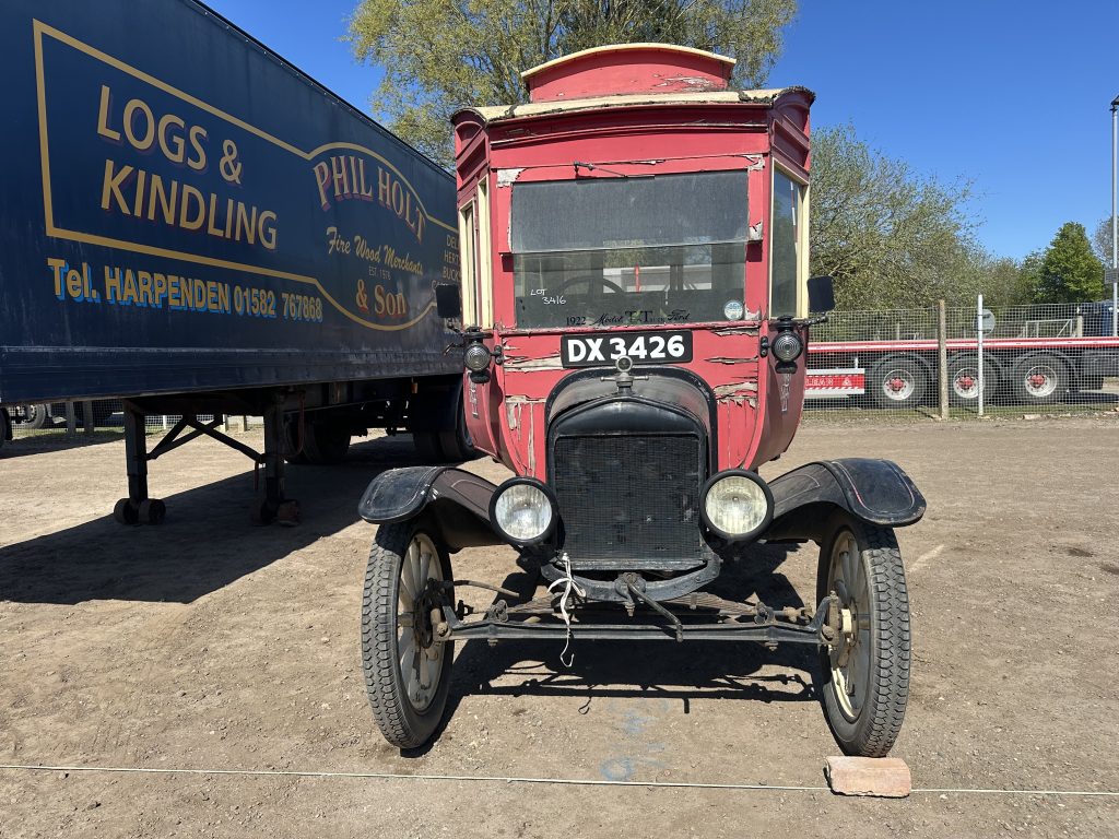 vintage Ford Model TT bus UK auction