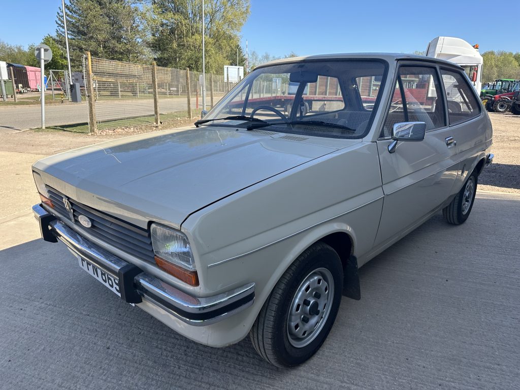 Ford Fiesta Popular Plus side view classic car auction