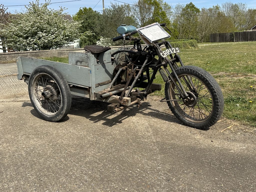 estate built trike front angle outdoors