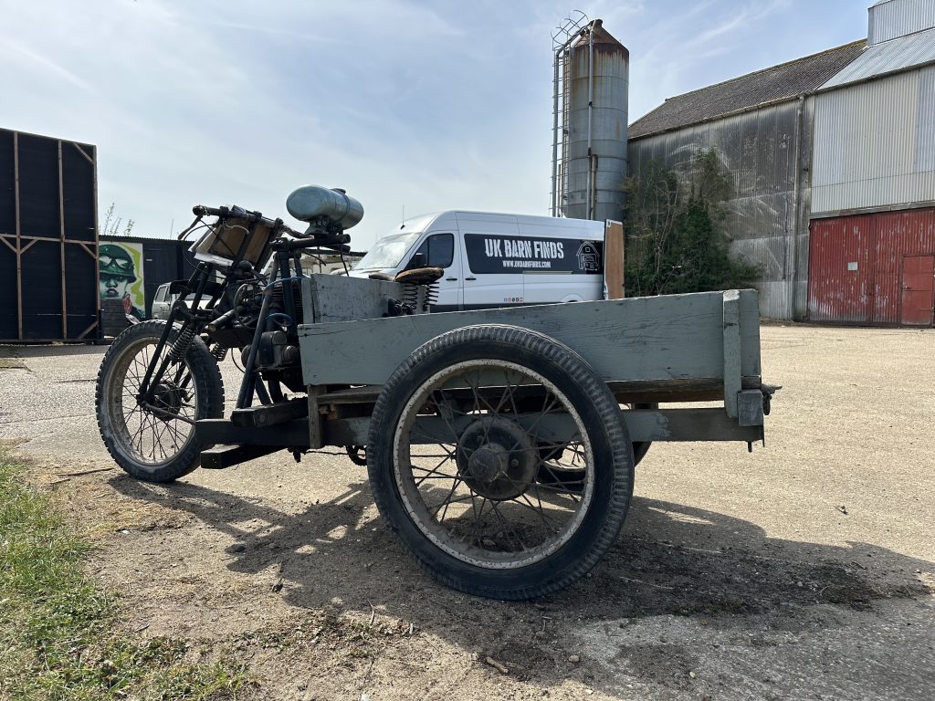 side profile 1951 three wheel utility trike