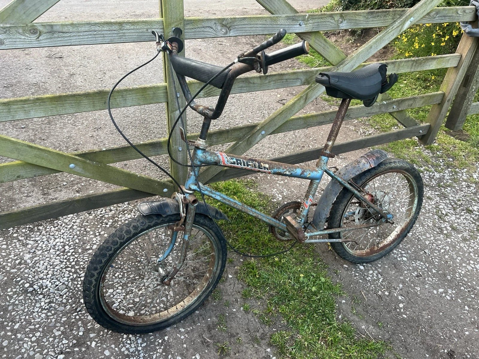 1978 Raleigh Grifter Mk1 vintage BMX bike patina unrestored condition