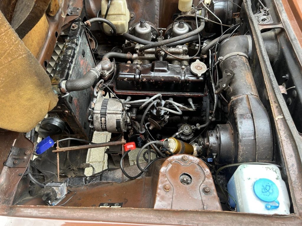 Triumph Dolomite 1500HL project car engine bay running condition