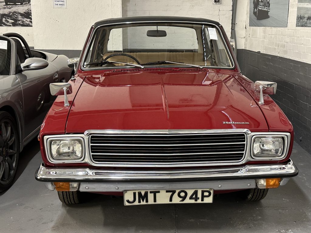 1975 Hillman Hunter GL front grille and headlights classic saloon