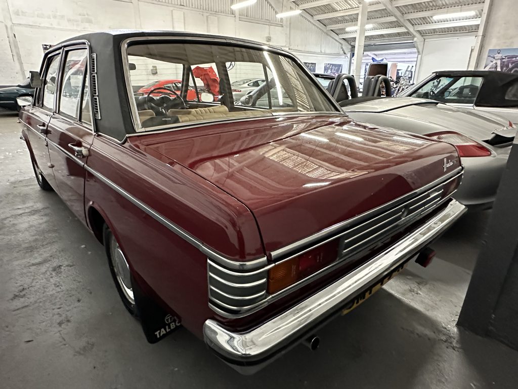 1975 Hillman Hunter GL rear three quarter view classic car