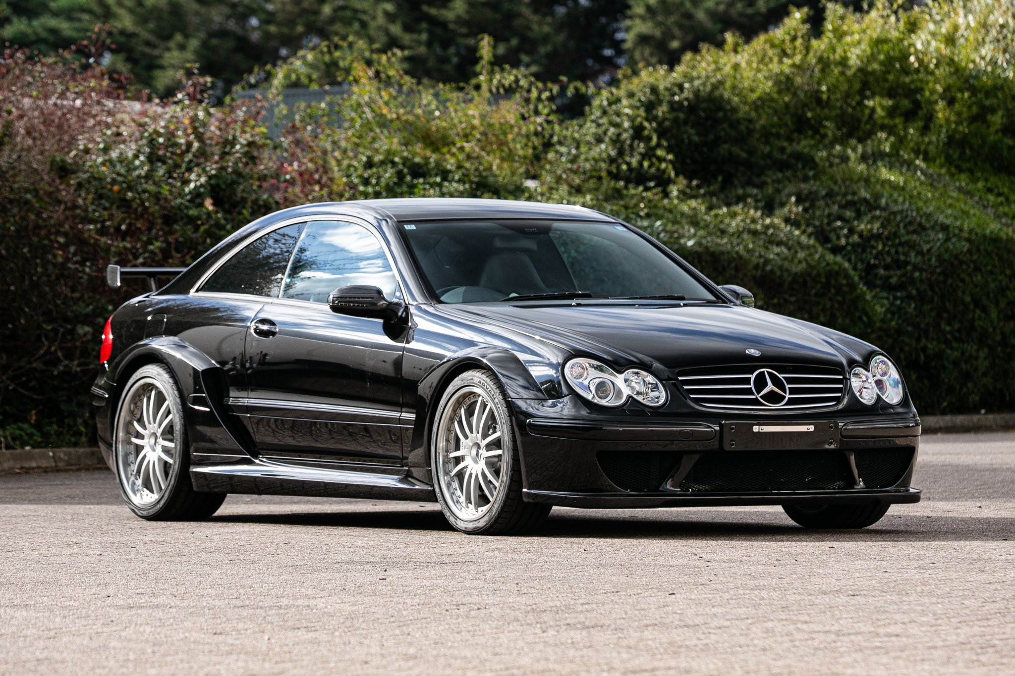 Jenson Button's black 2004 Mercedes-Benz CLK DTM AMG, one of 100 coupés built