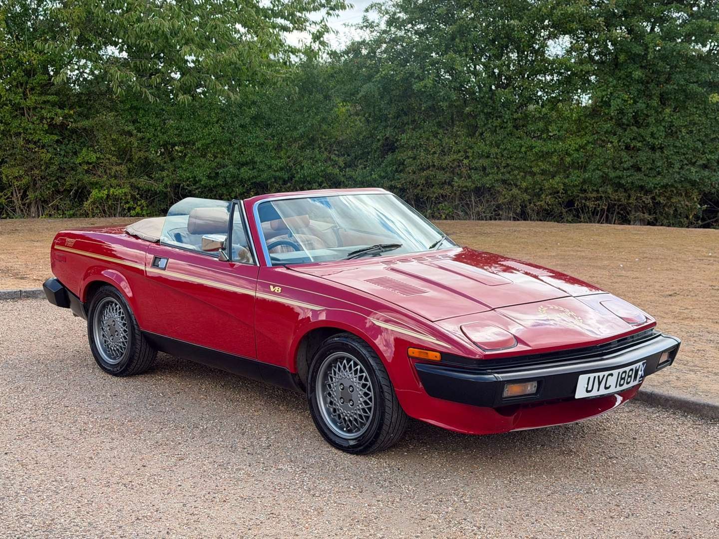 1980 Triumph TR7 V8 Convertible professionally converted to 3.5-litre Rover V8 power, offered at Anglia Car Auctions